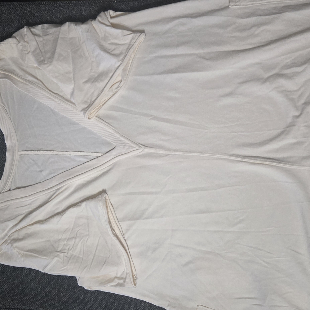 White V-Neck T-Shirt